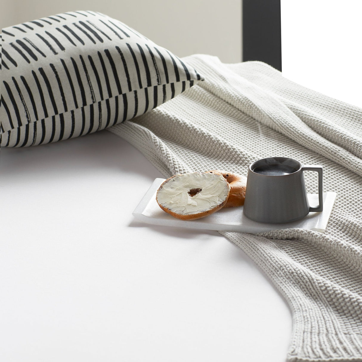 Encase 360° White Full Mattress Protector by Malouf at Eve Furniture