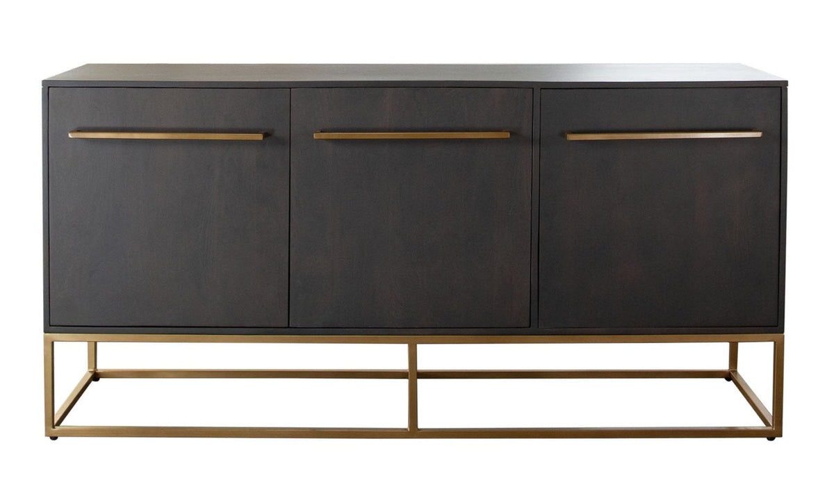 Encore Grey Oak Metal Sideboard by Diamond Sofa at Eve Furniture