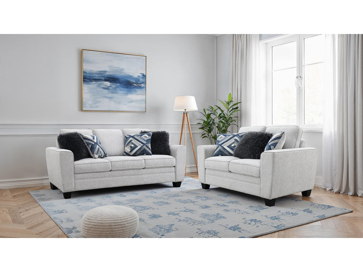 Enea Light Gray Sofa & Loveseat by Furniture of America at Eve Furniture