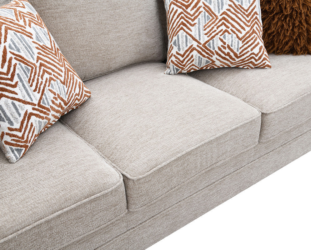Enea Taupe Sofa by Furniture of America at Eve Furniture
