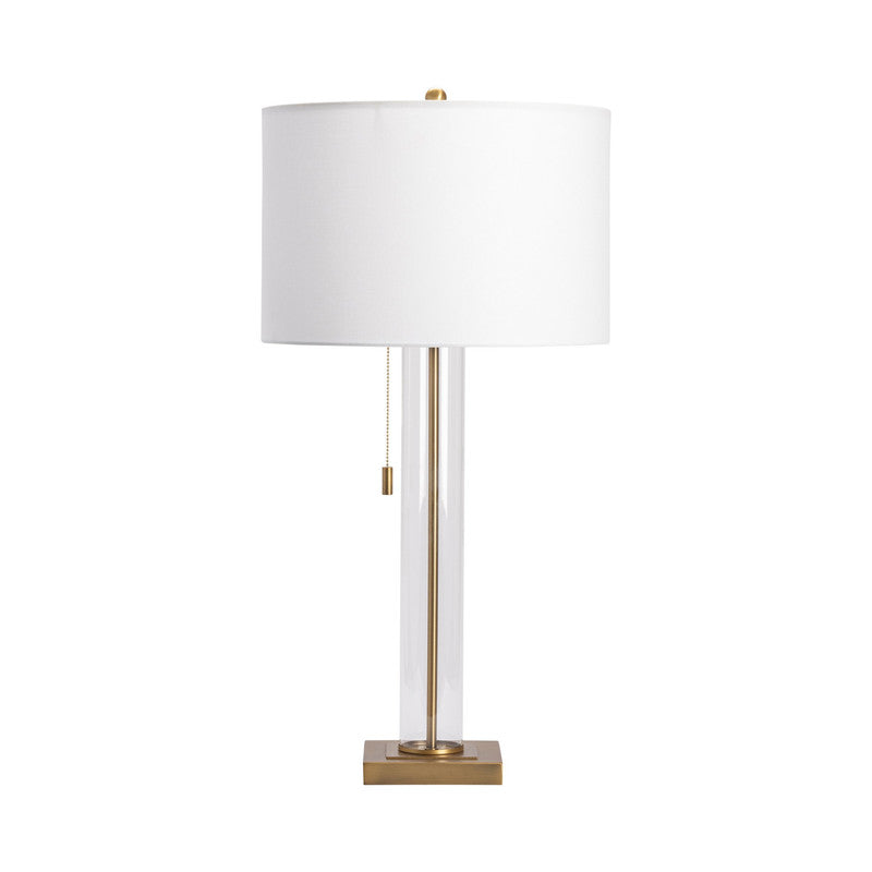 Enlight Gold/Transparent Pull Chain Table Lamp by Crestview at Eve Furniture