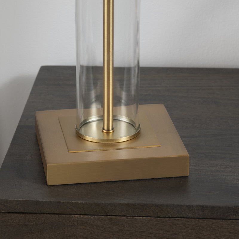 Enlight Gold/Transparent Pull Chain Table Lamp by Crestview at Eve Furniture