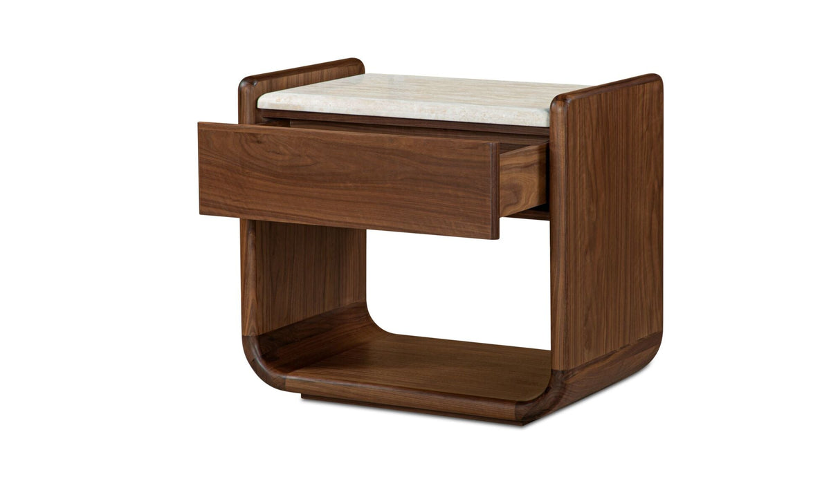 Enns Nightstand Dark Brown by Moe's Home at Eve Furniture