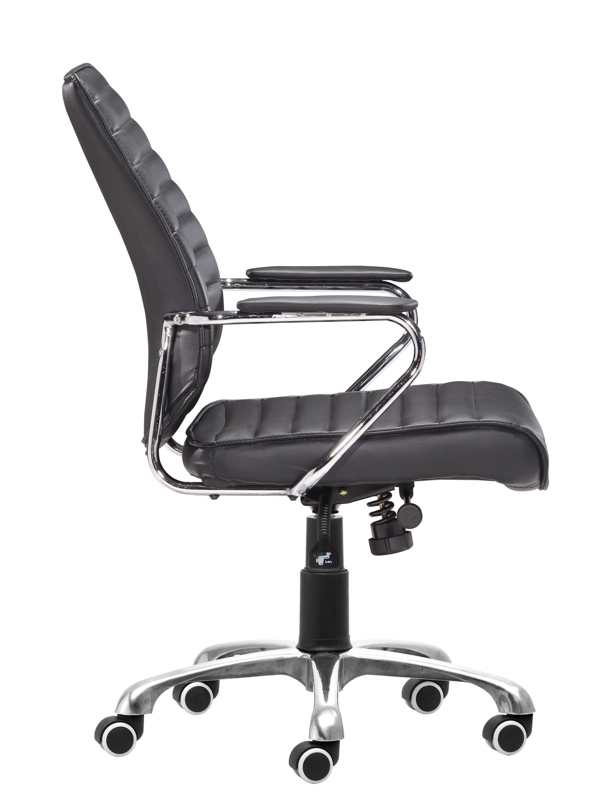 Enterprise Black Low Back Office Chair by Zuomod at Eve Furniture