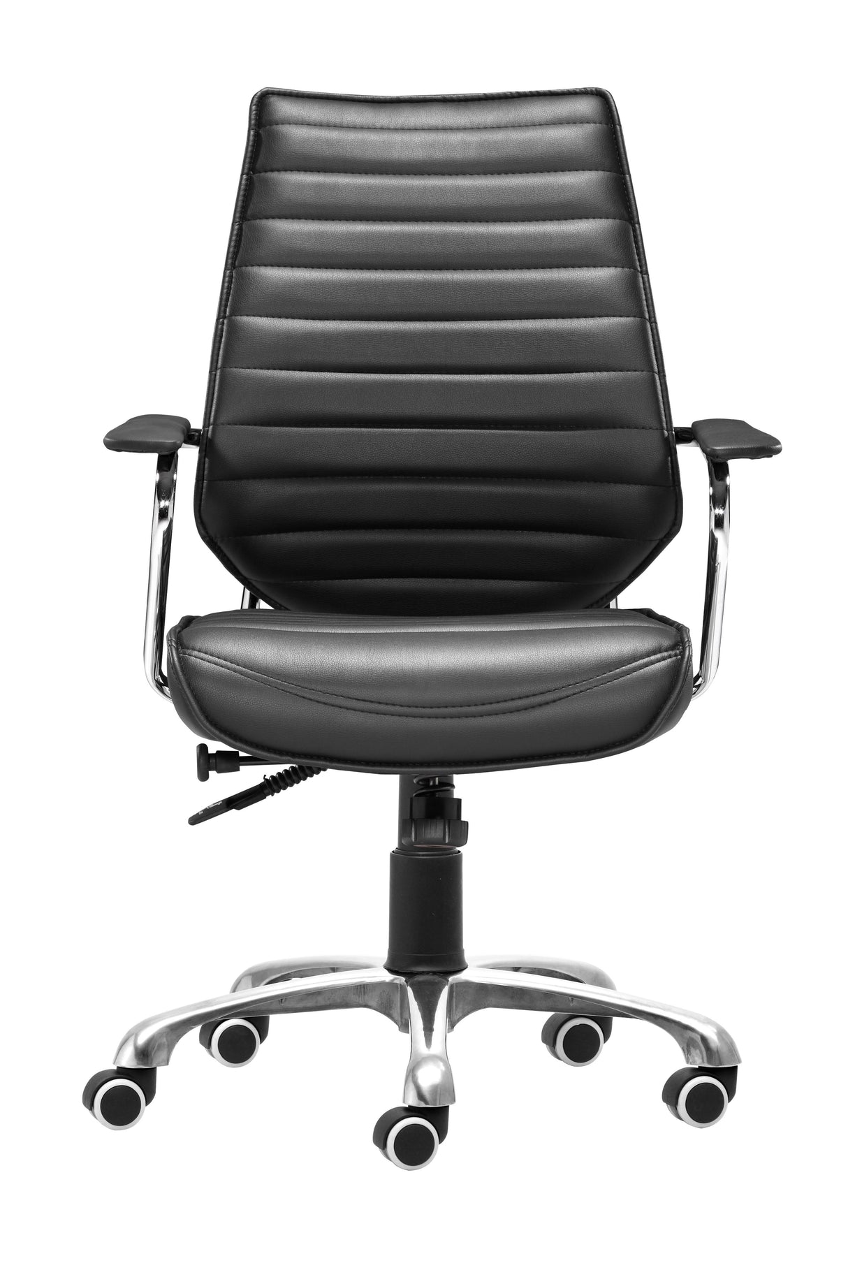 Enterprise Black Low Back Office Chair by Zuomod at Eve Furniture
