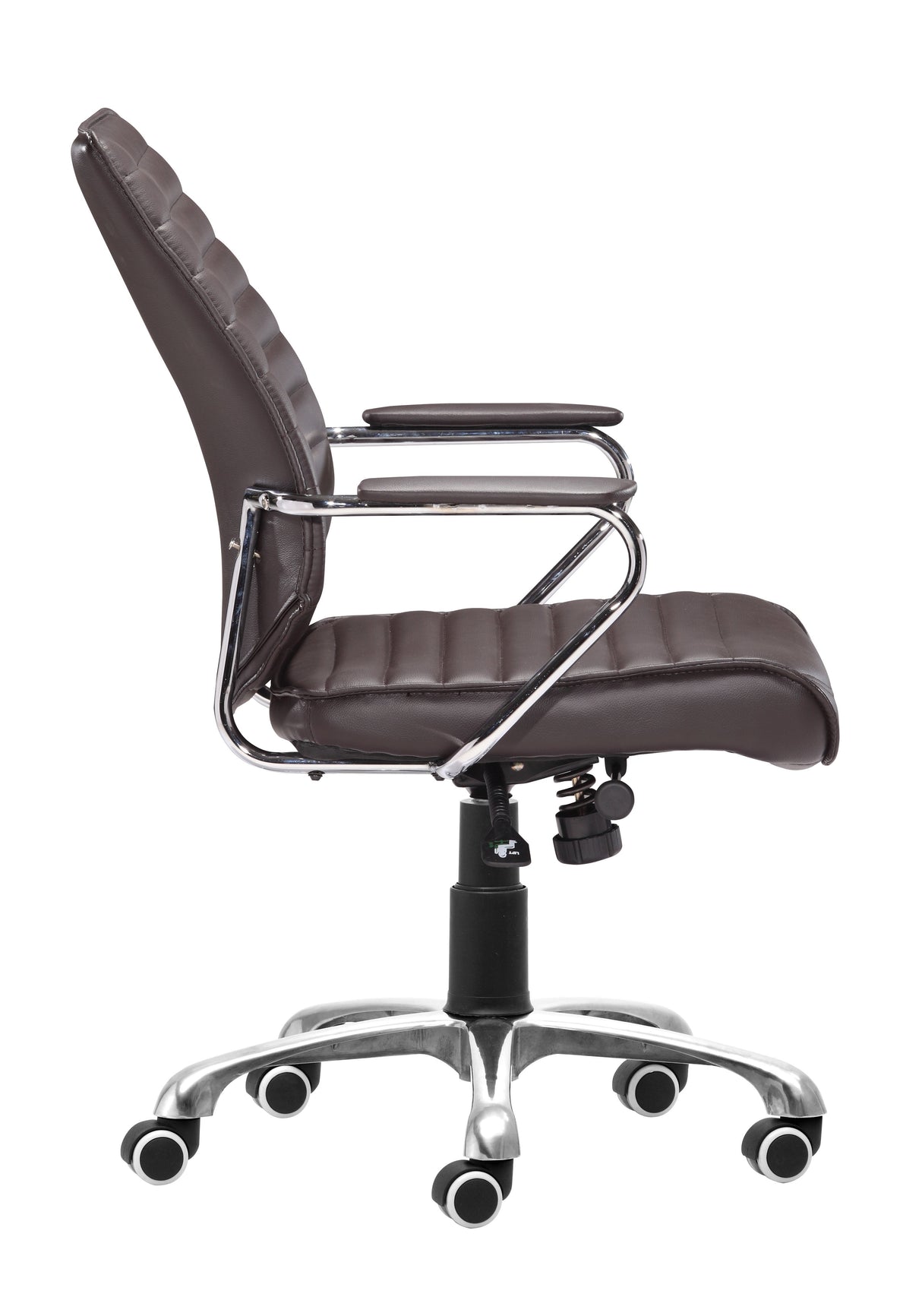Enterprise Espresso Low Back Office Chair by Zuomod at Eve Furniture
