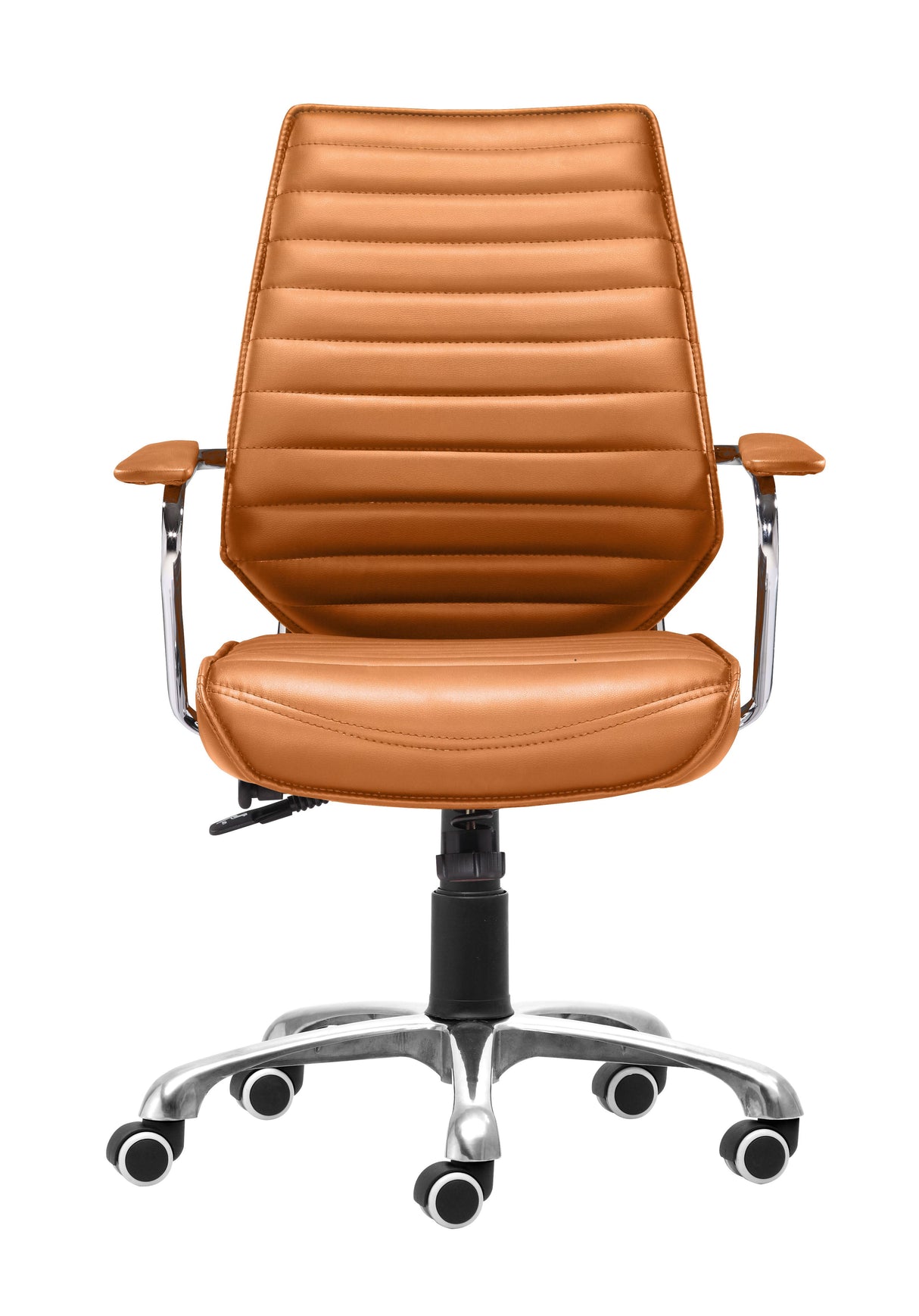 Enterprise Terracotta Low Back Office Chair by Zuomod at Eve Furniture