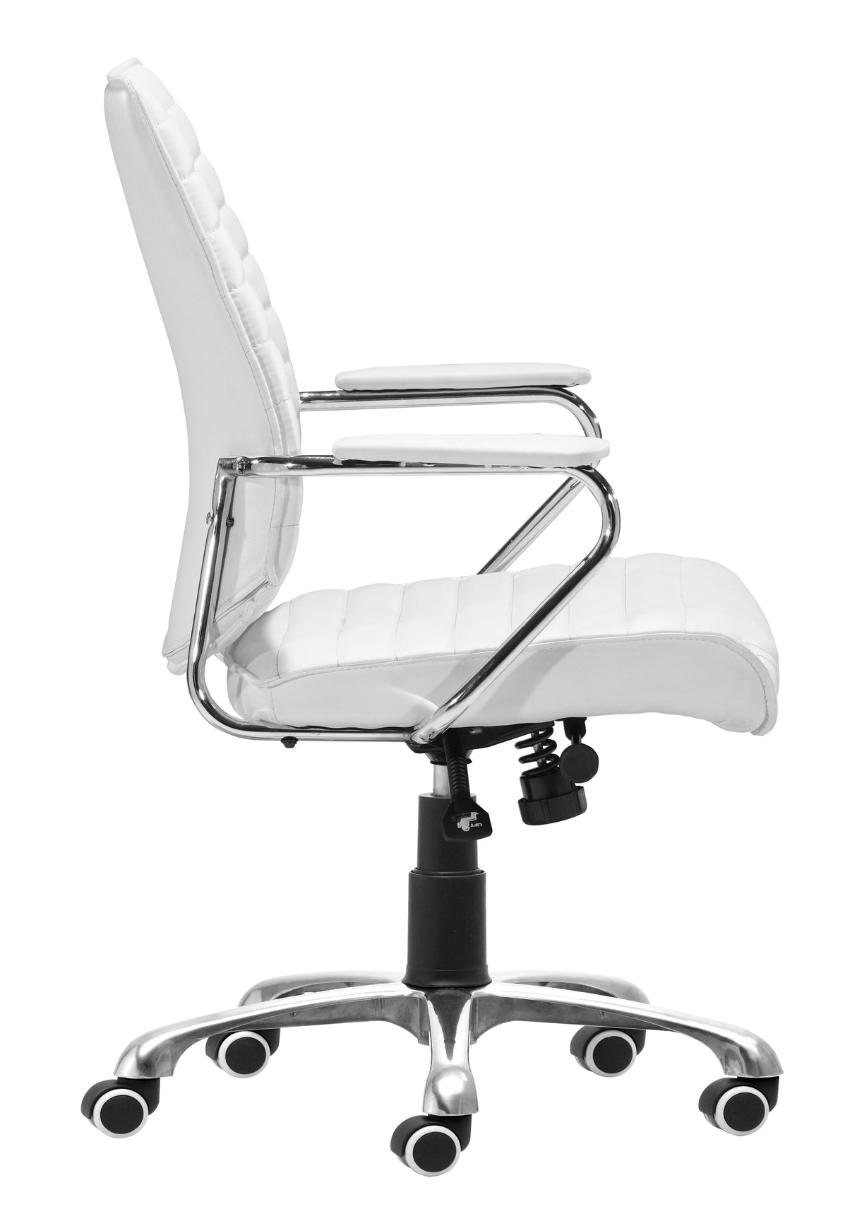 Enterprise White Low Back Office Chair by Zuomod at Eve Furniture