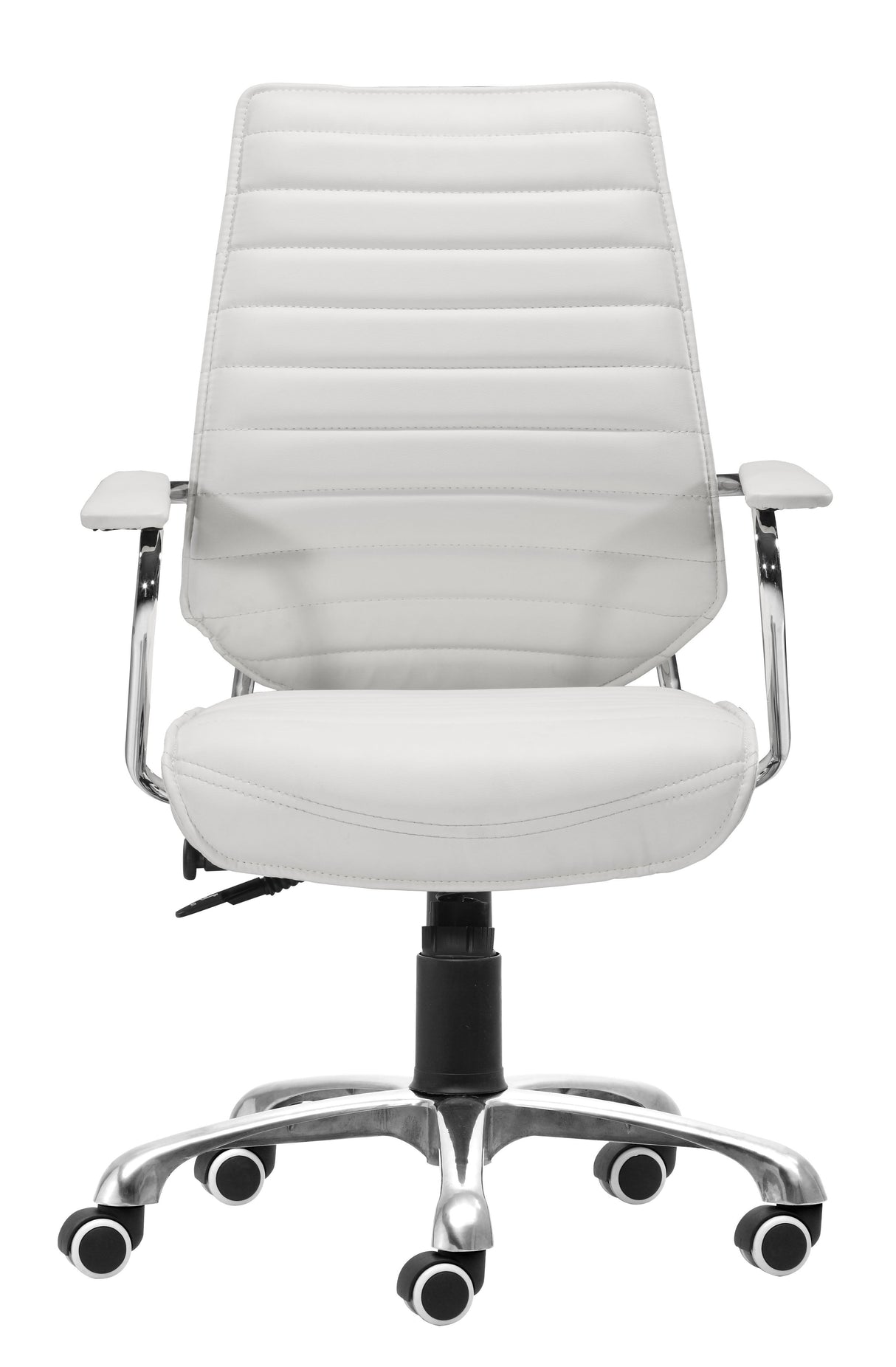 Enterprise White Low Back Office Chair by Zuomod at Eve Furniture