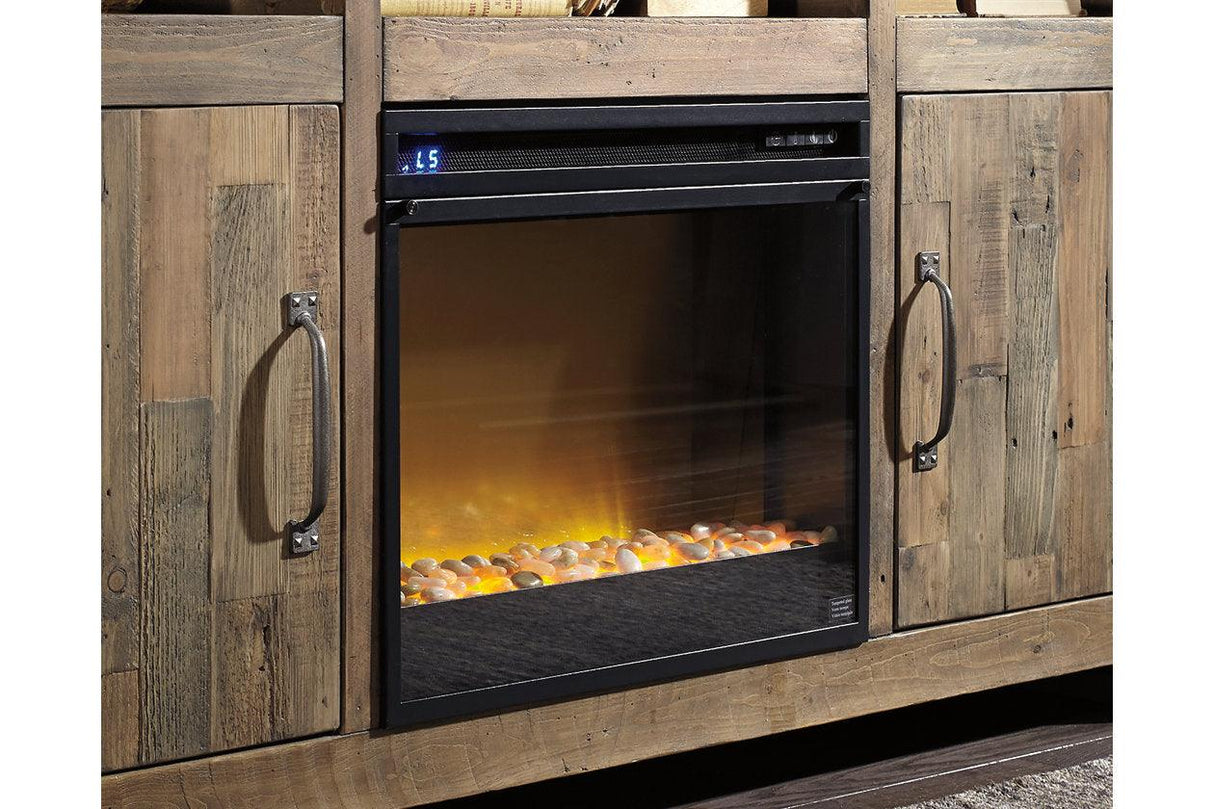 Entertainment Accessories Black Electric Fireplace Insert by Ashley at Eve Furniture