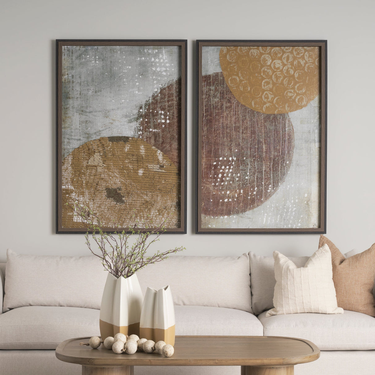 Environment II by Mercana Studio a Hand Embellished Framed Art Print by Mercana at Eve Furniture