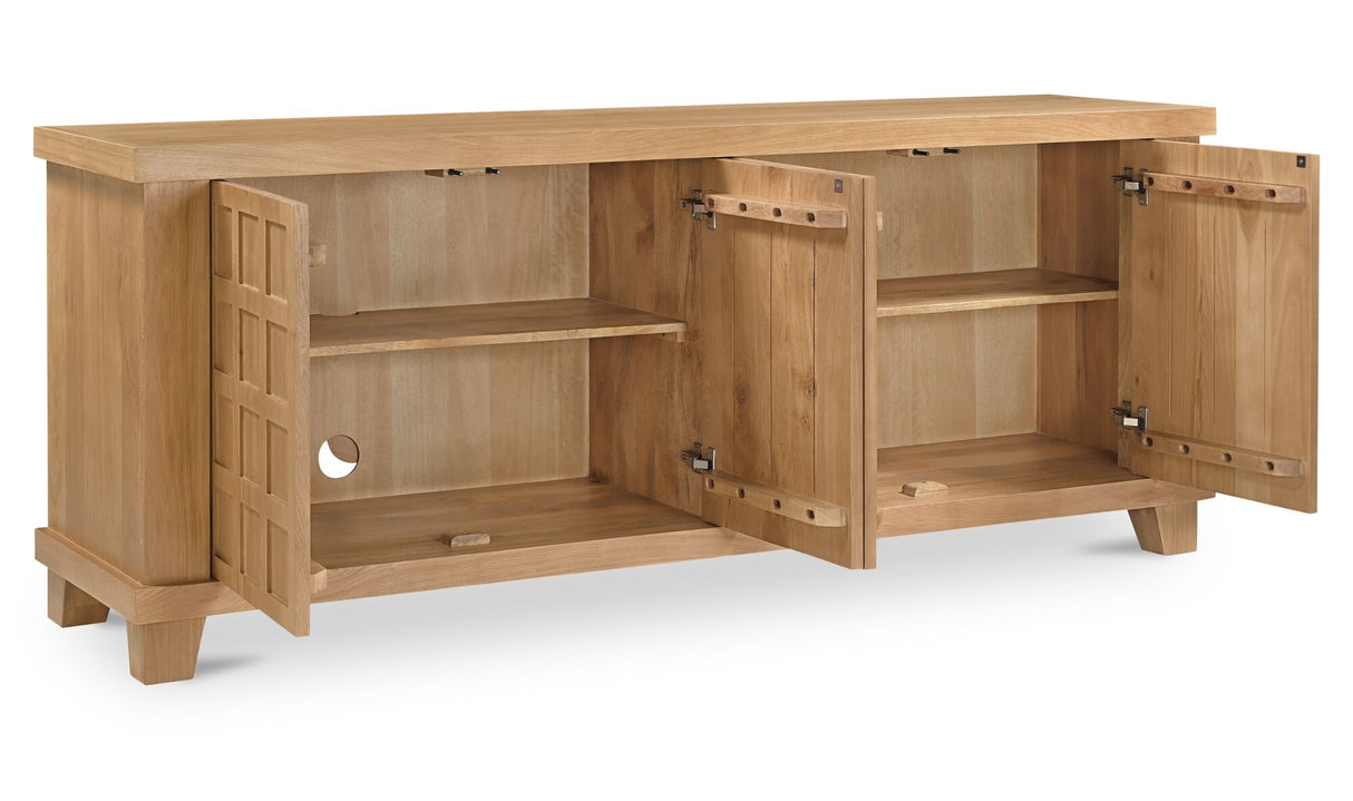 Enya Sideboard Natural Oak by Moe's Home at Eve Furniture