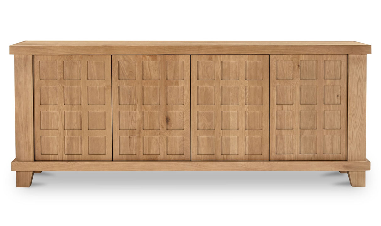 Enya Sideboard Natural Oak by Moe's Home at Eve Furniture