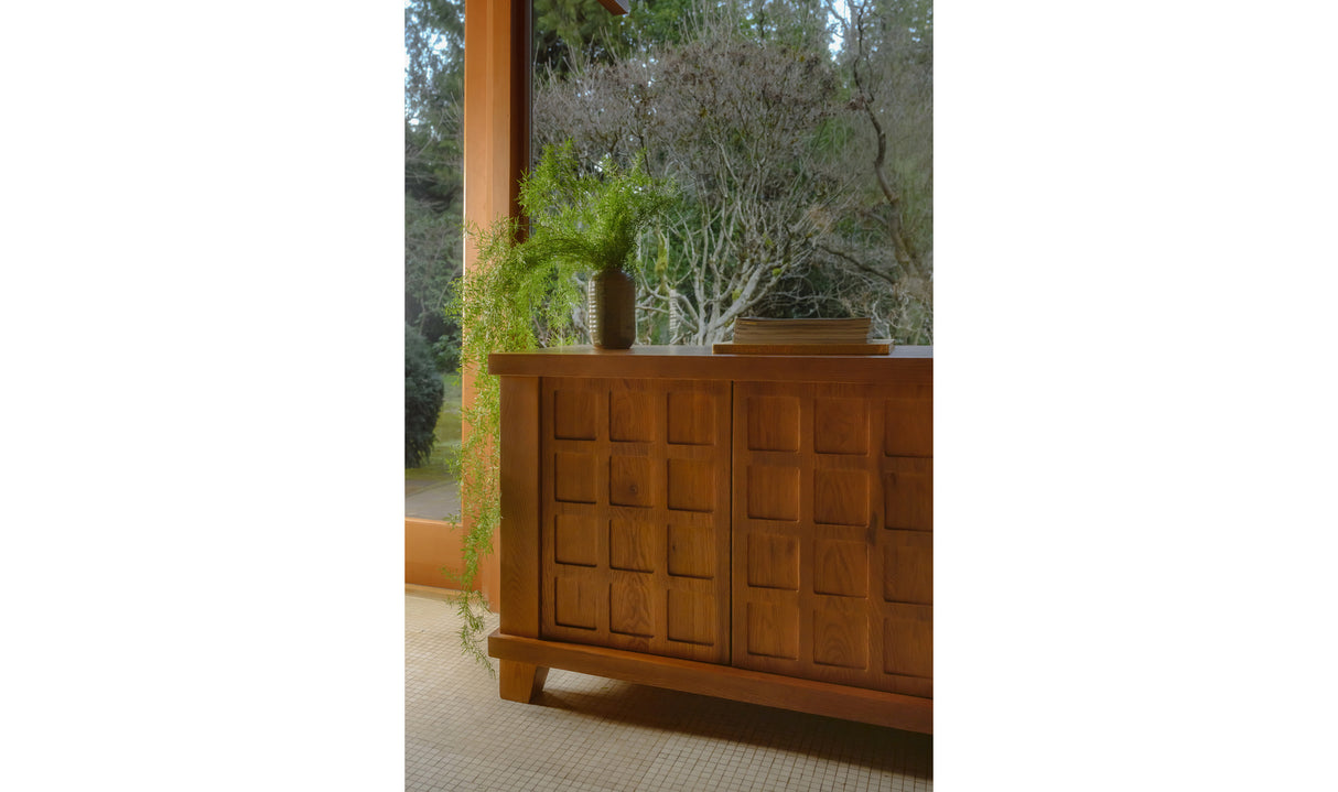 Enya Sideboard Red Oak by Moe's Home at Eve Furniture