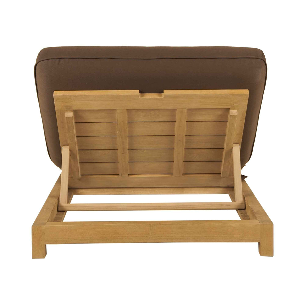 Enzo Brown Outdoor Adjustable Lounge Chair by Moe's Home at Eve Furniture