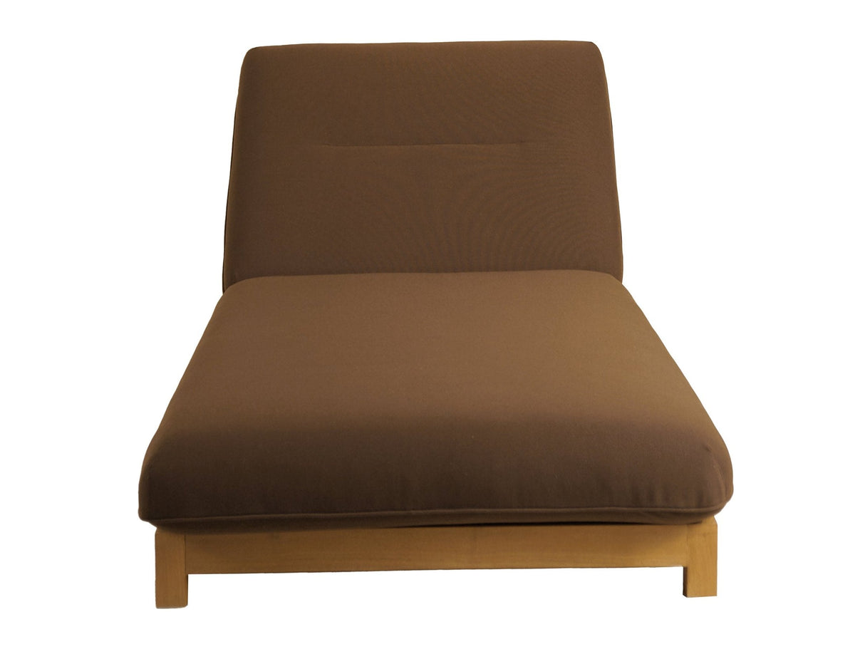 Enzo Brown Outdoor Adjustable Lounge Chair by Moe's Home at Eve Furniture