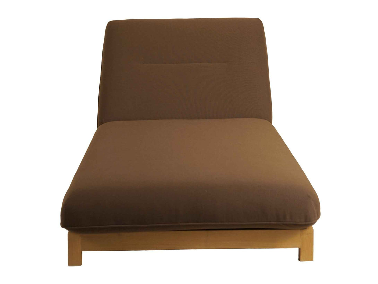 Enzo Brown Outdoor Adjustable Lounge Chair