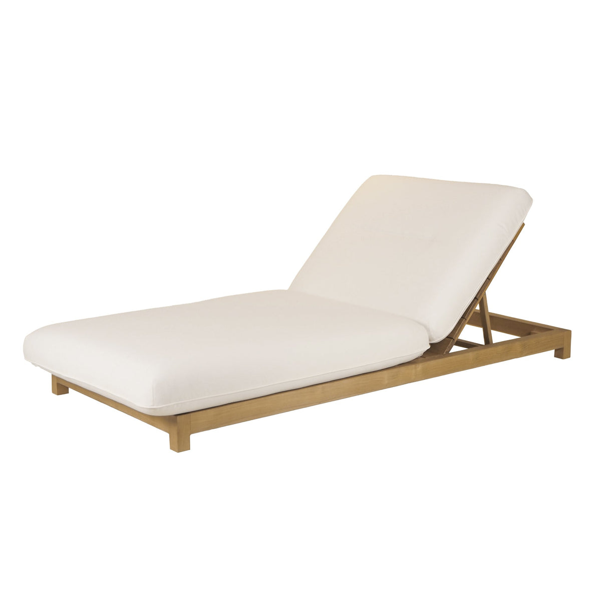 Enzo White Outdoor Adjustable Lounge Chair by Moe's Home at Eve Furniture