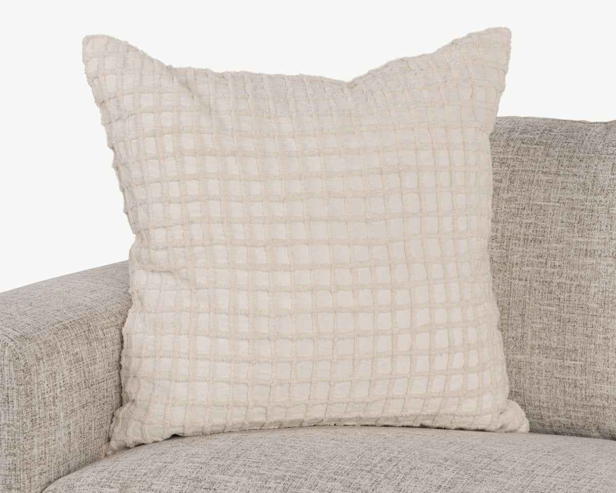 EQ Ion Ivory Multiple Sizes Throw Pillow (Set of 2) by Classic Home at Eve Furniture