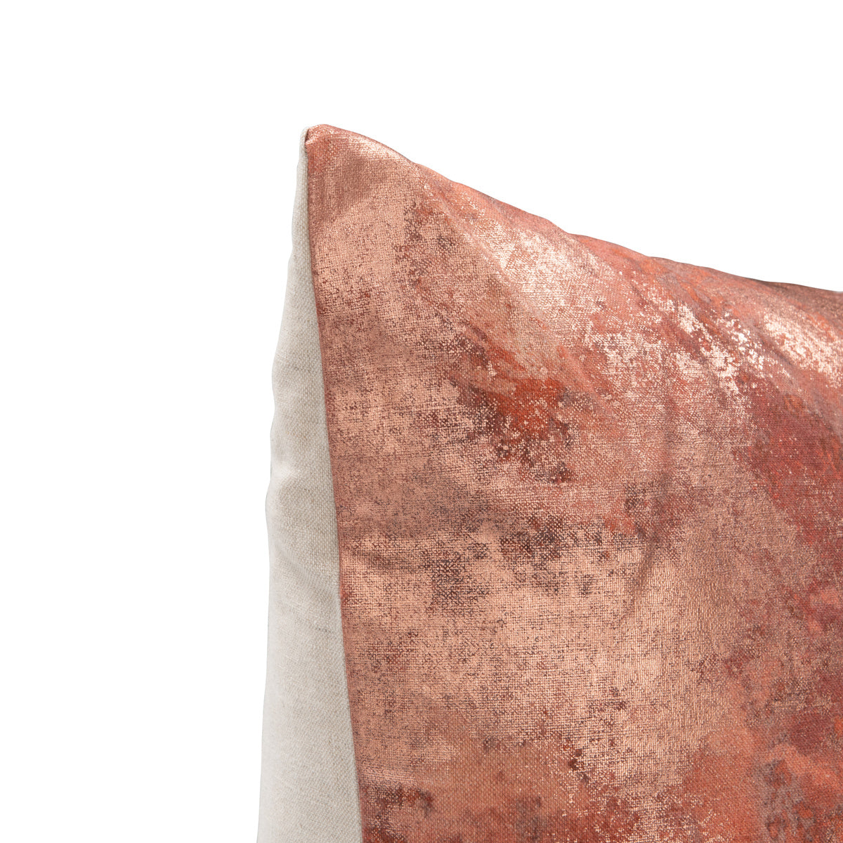 EQ Onara Rose Gold 22x22 Throw Pillow (Set of 2) by Classic Home at Eve Furniture