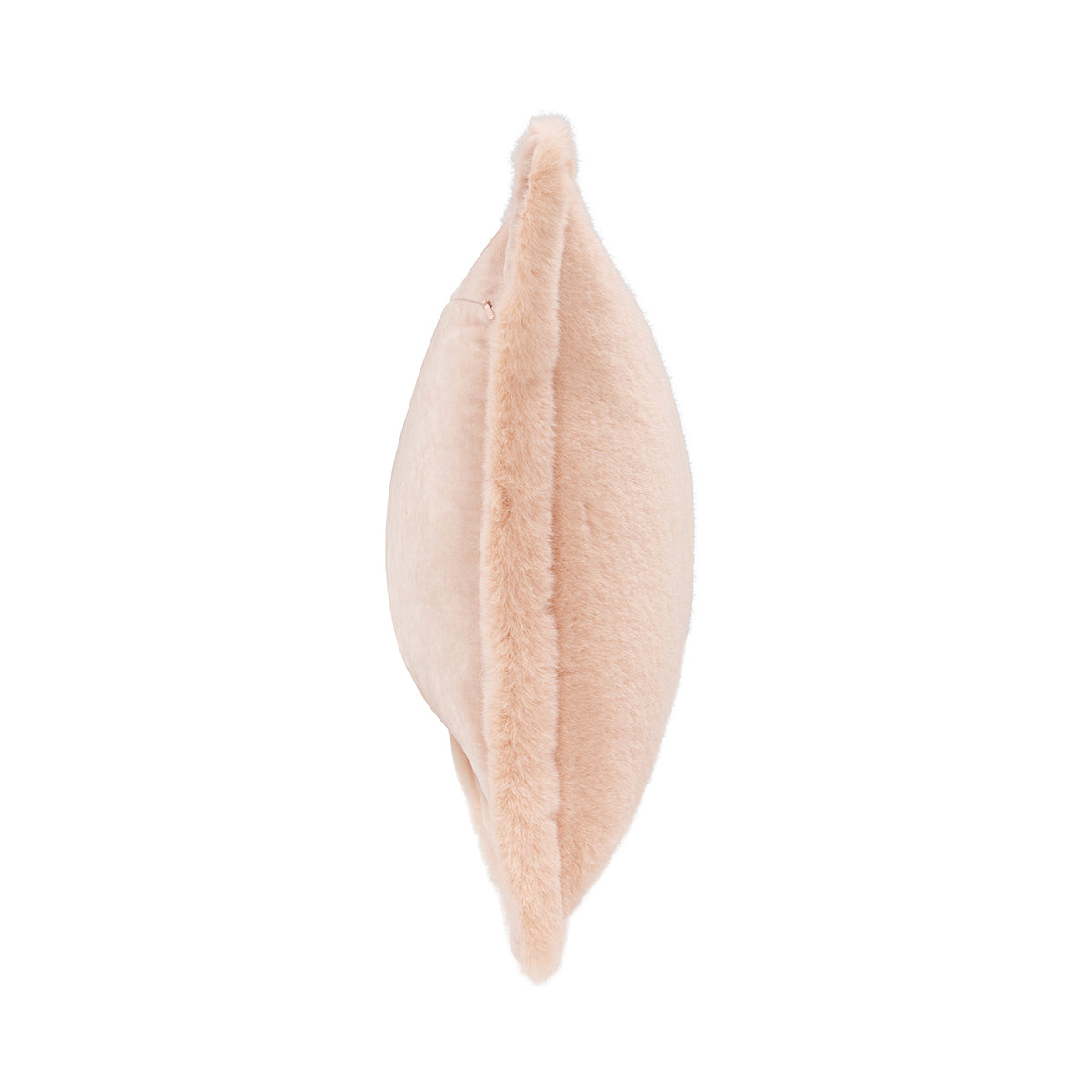 EQ Taiga Peach Faux Fur Multiple Sizes Throw Pillow (Set of 2) by Classic Home at Eve Furniture