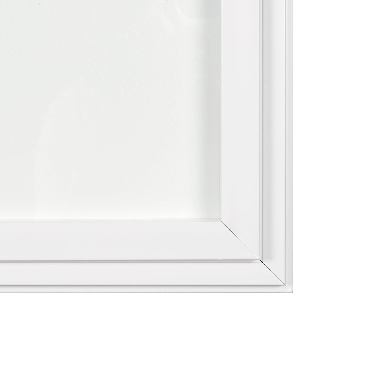 Equal Quadrants White by Studio M a handmade Original Framed 3D Textured Artwork under Glass by Mercana at Eve Furniture