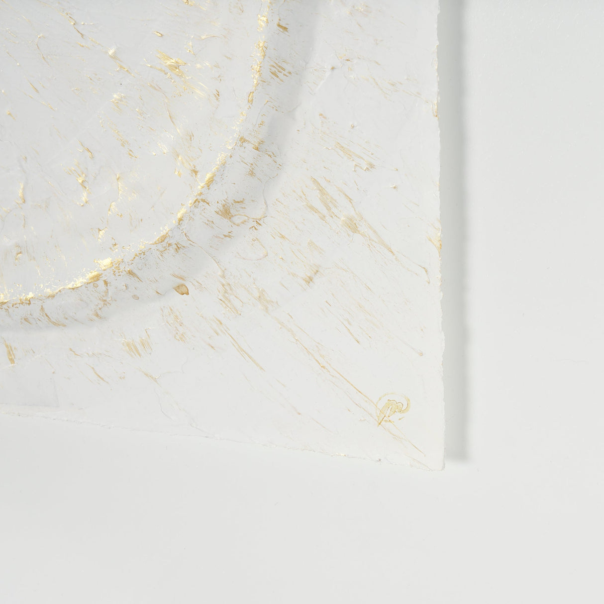 Equal Quadrants White by Studio M a handmade Original Framed 3D Textured Artwork under Glass by Mercana at Eve Furniture