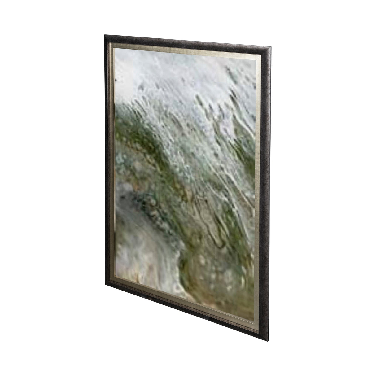 Equatorial Drift III by Mercana Studio Hand Embellished Textured Framed Art Print Matted under Glass by Mercana at Eve Furniture