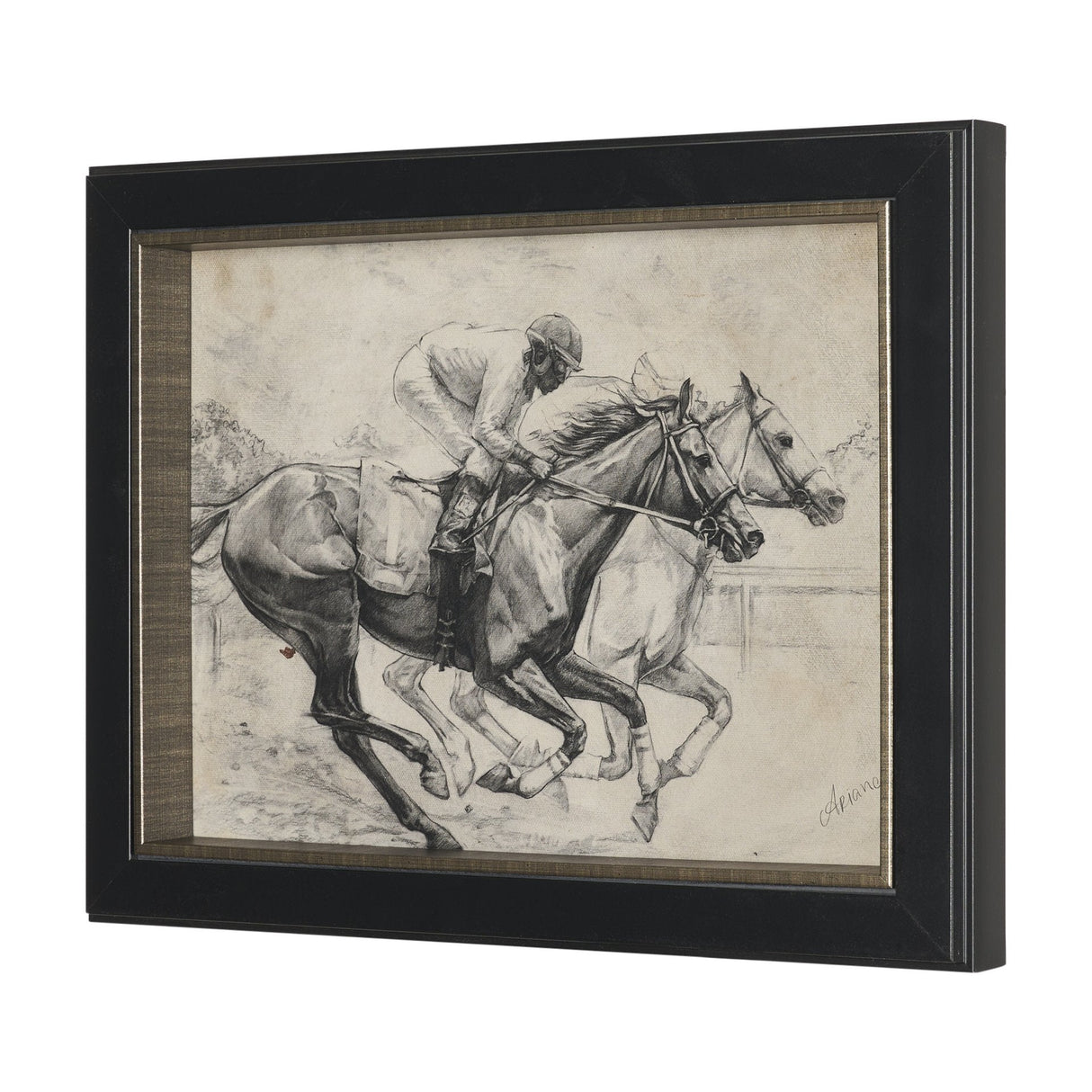 Equestrian Collection by Mercana Studio Textured Framed (Set of 6) by Mercana at Eve Furniture