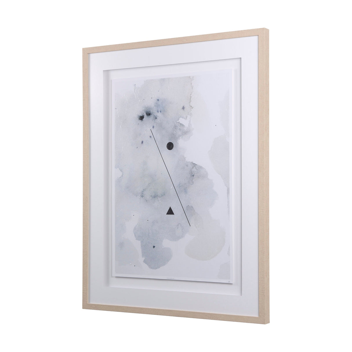 Equilibrium I by Mercana Studio a Hand Embellished Textured Framed Art Print Matted under Glass by Mercana at Eve Furniture