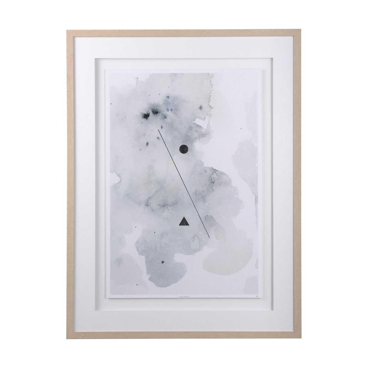 Equilibrium I by Mercana Studio a Hand Embellished Textured Framed Art Print Matted under Glass by Mercana at Eve Furniture