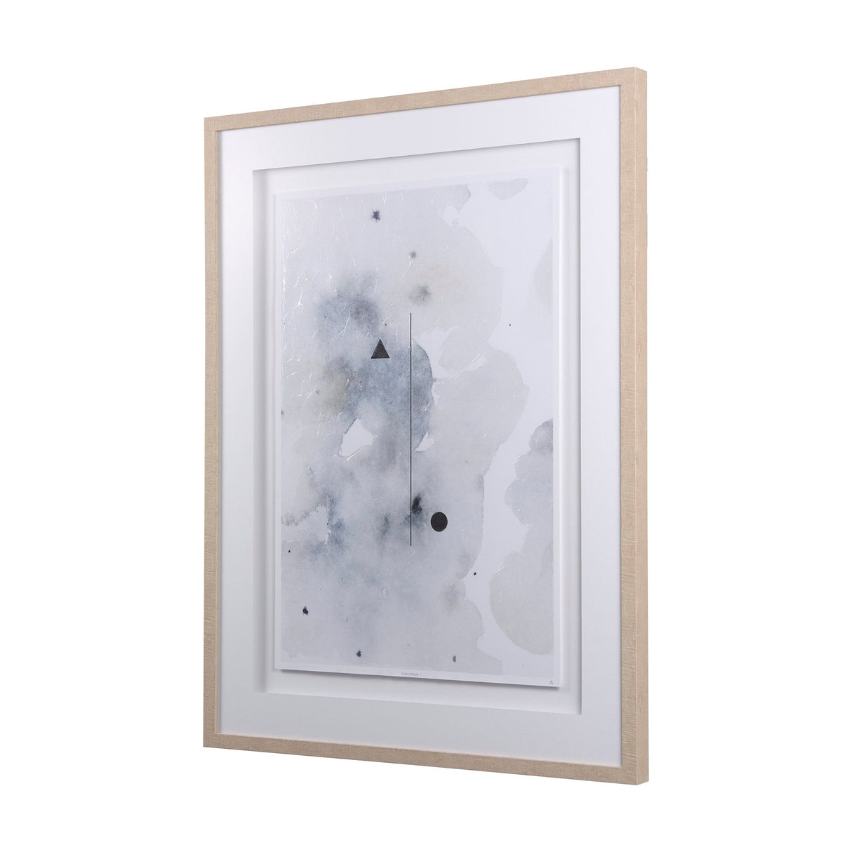 Equilibrium II by Mercana Studio a Hand Embellished Textured Framed Art Print Matted under Glass by Mercana at Eve Furniture