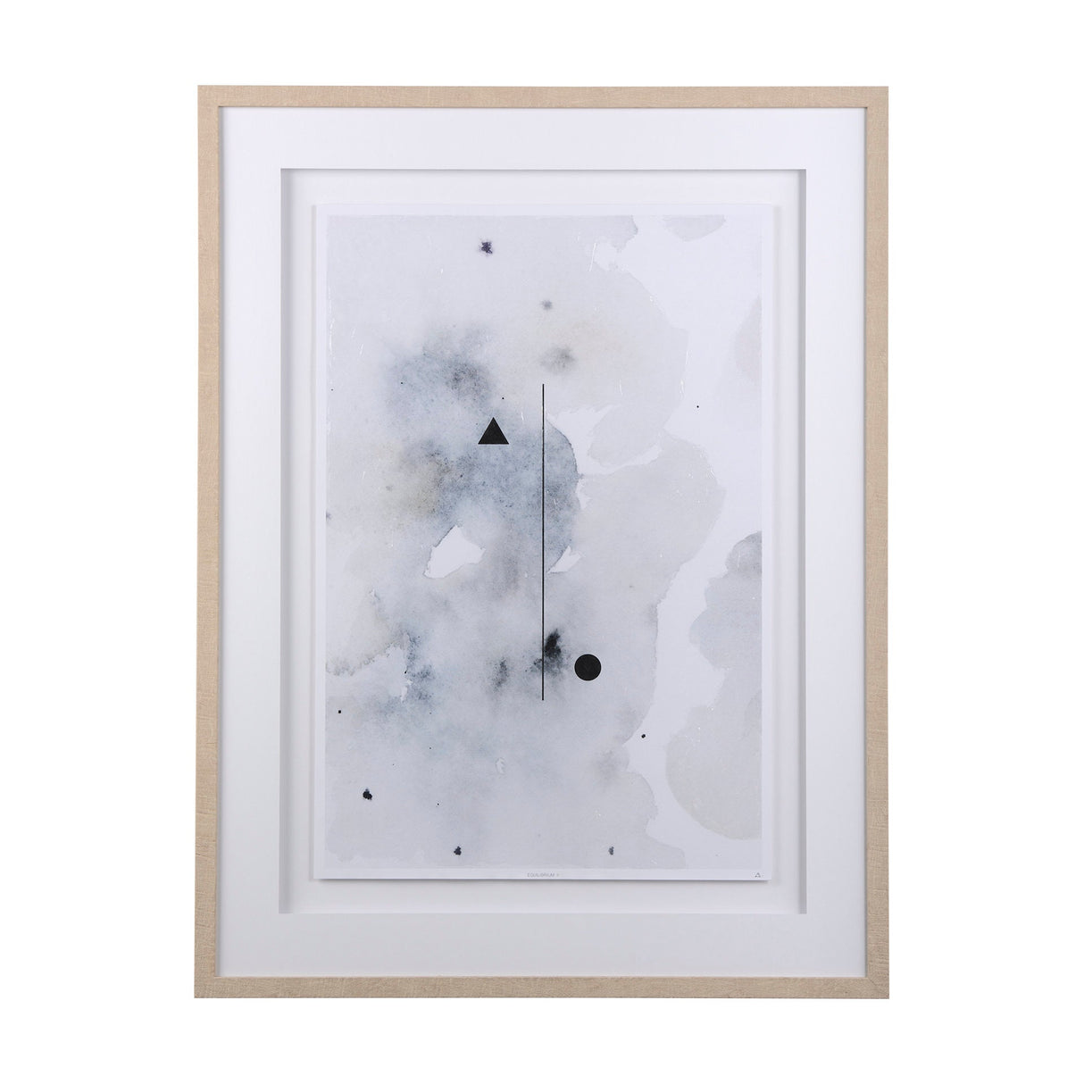 Equilibrium II by Mercana Studio a Hand Embellished Textured Framed Art Print Matted under Glass by Mercana at Eve Furniture
