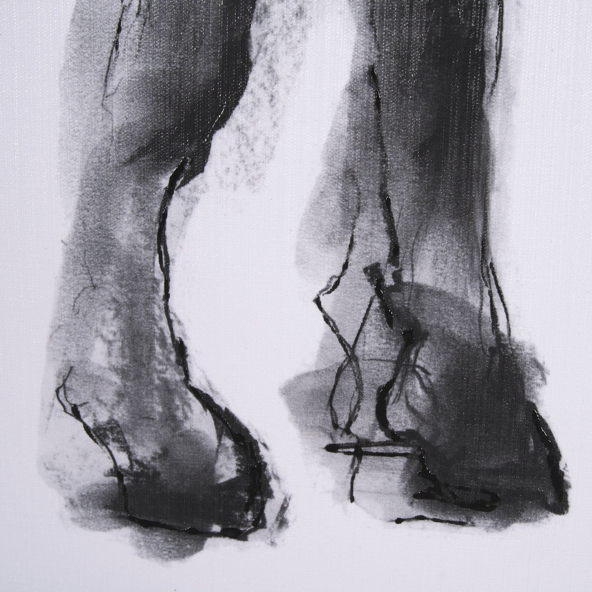 Equine Sketch 9 by Manny Woodart a Hand Embellished Textured Framed Art Print by Mercana at Eve Furniture