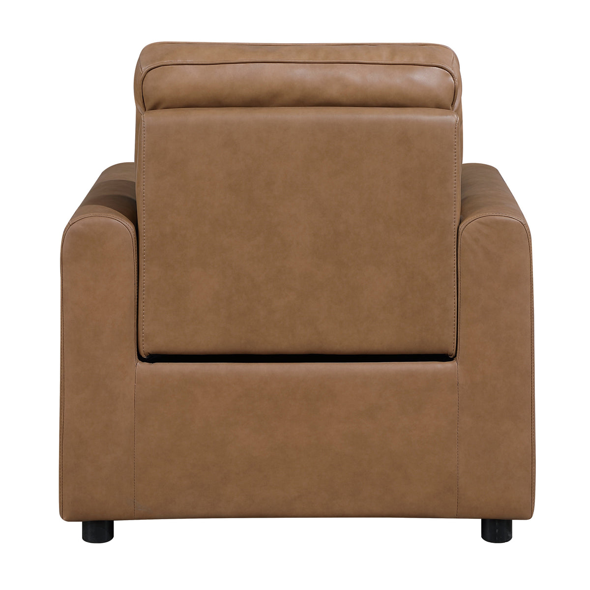 Equinox Brown Power Reclining Chair with Rounded Track Arms by Homelegance at Eve Furniture