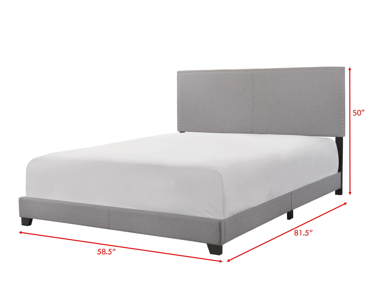 Erin Gray Full Upholstered Bed by Crown Mark at Eve Furniture
