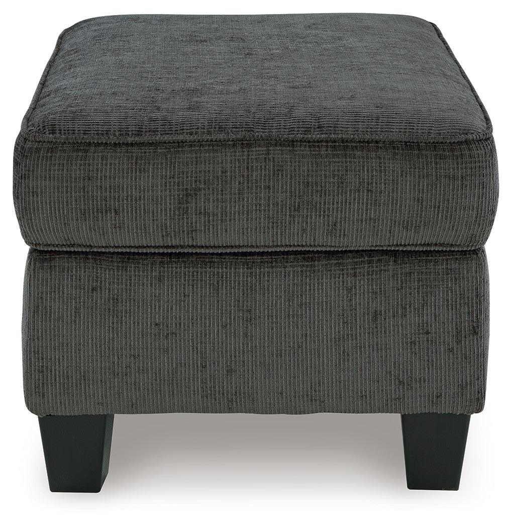Erinslane Dusk Ottoman by Ashley at Eve Furniture