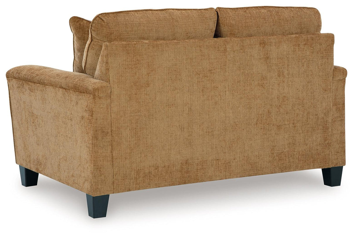 Erinslane Honey Loveseat by Ashley at Eve Furniture