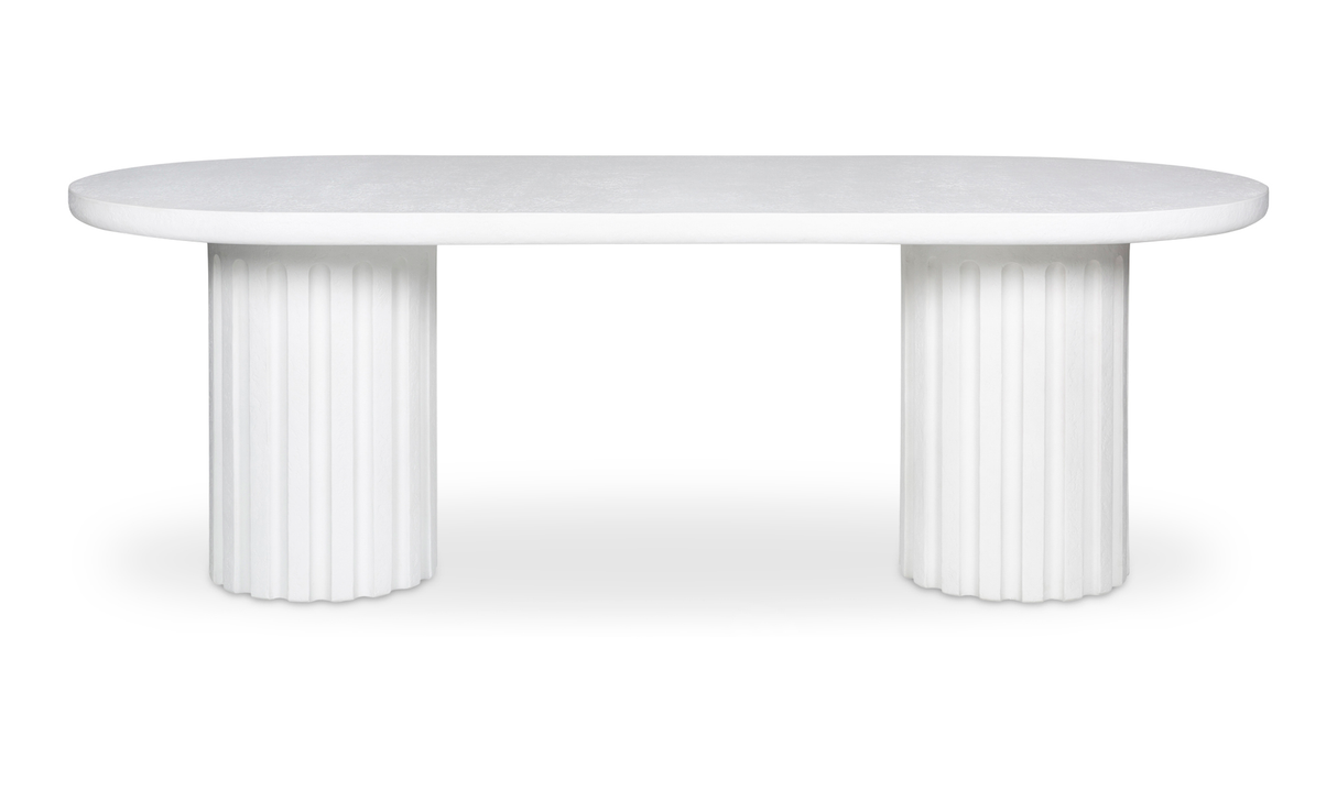 Eris Outdoor Dining Table White by Moe's Home at Eve Furniture