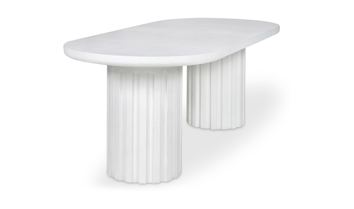 Eris Outdoor Dining Table White by Moe's Home at Eve Furniture