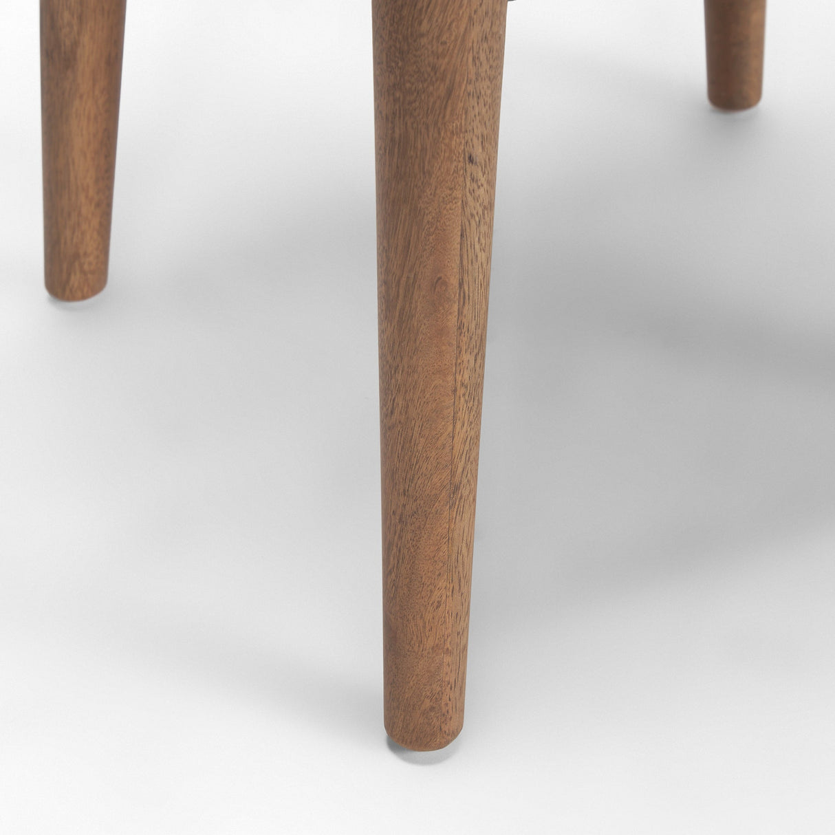 Ernest Medium Brown Wood Bar Stool by Mercana at Eve Furniture