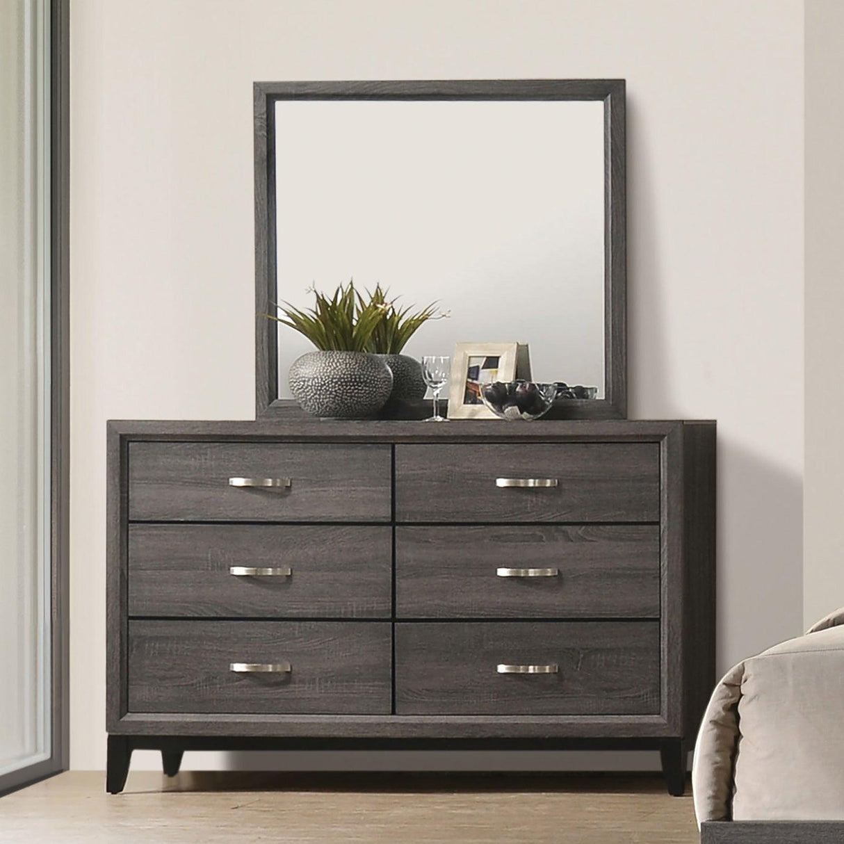 Errico Gray Dresser by Furniture of America at Eve Furniture