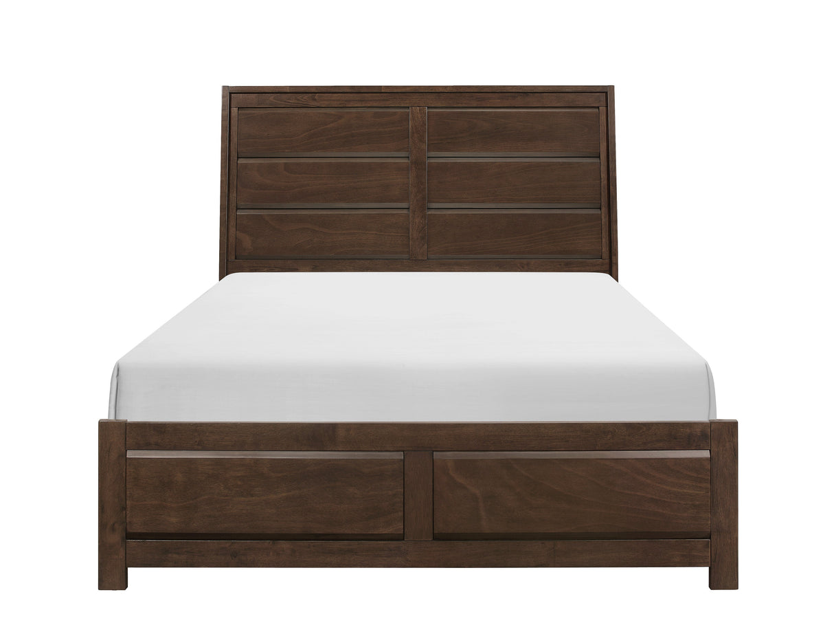Erwan Espresso California King Panel Bed by Homelegance at Eve Furniture