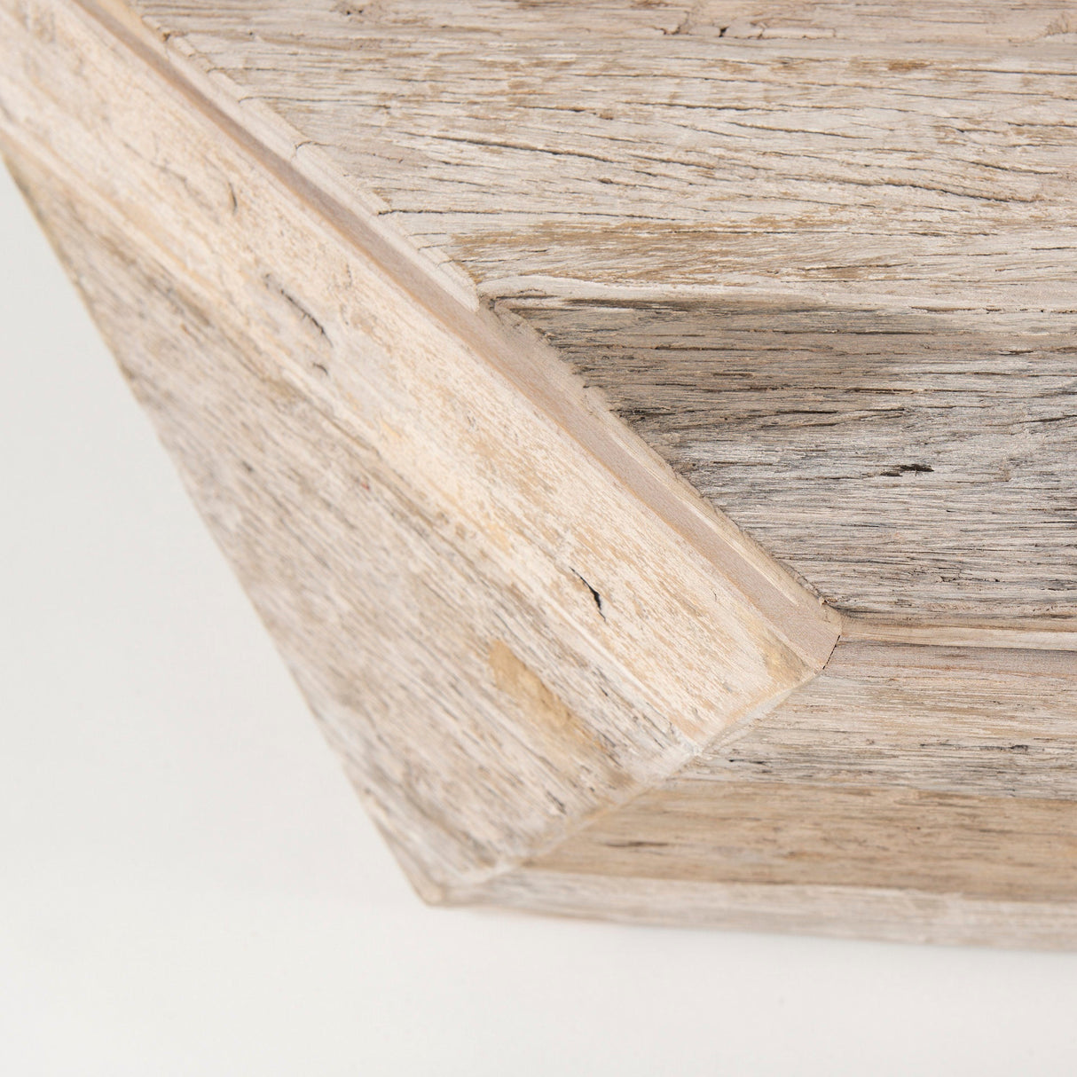 Esagono Octagonal Reclaimed Wood Coffee Table w/ Storage by Mercana at Eve Furniture