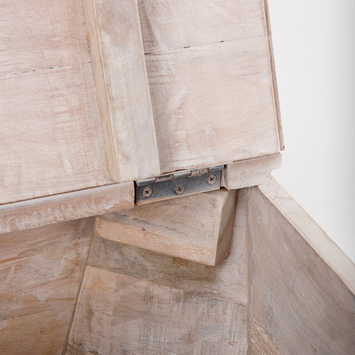 Esagono Octagonal Reclaimed Wood End/Side Table w/ Storage by Mercana at Eve Furniture