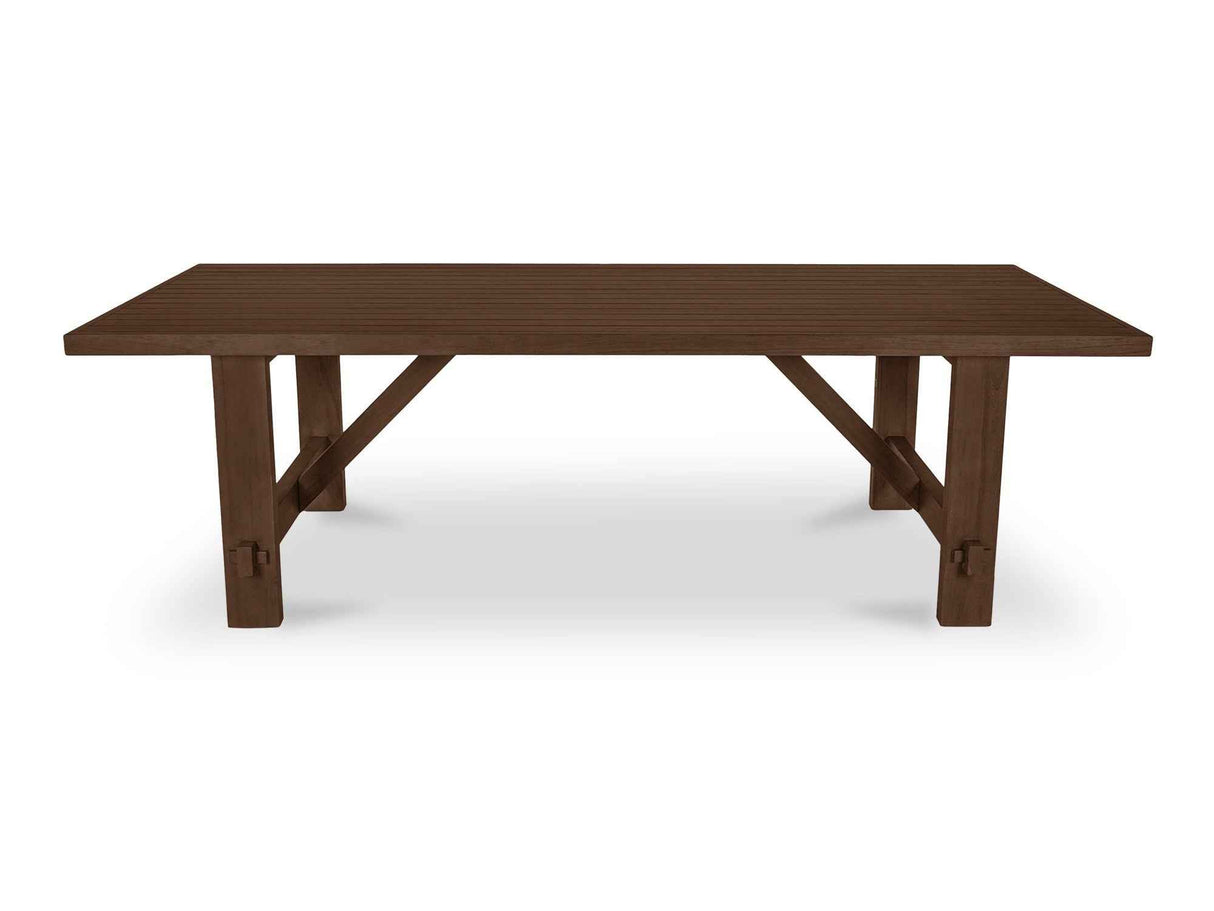 Esmond Brown Outdoor Dining Table by Moe's Home at Eve Furniture