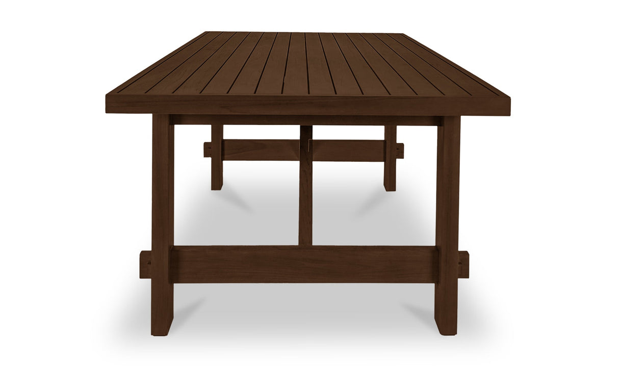 Esmond Outdoor Dining Table Brown by Moe's Home at Eve Furniture