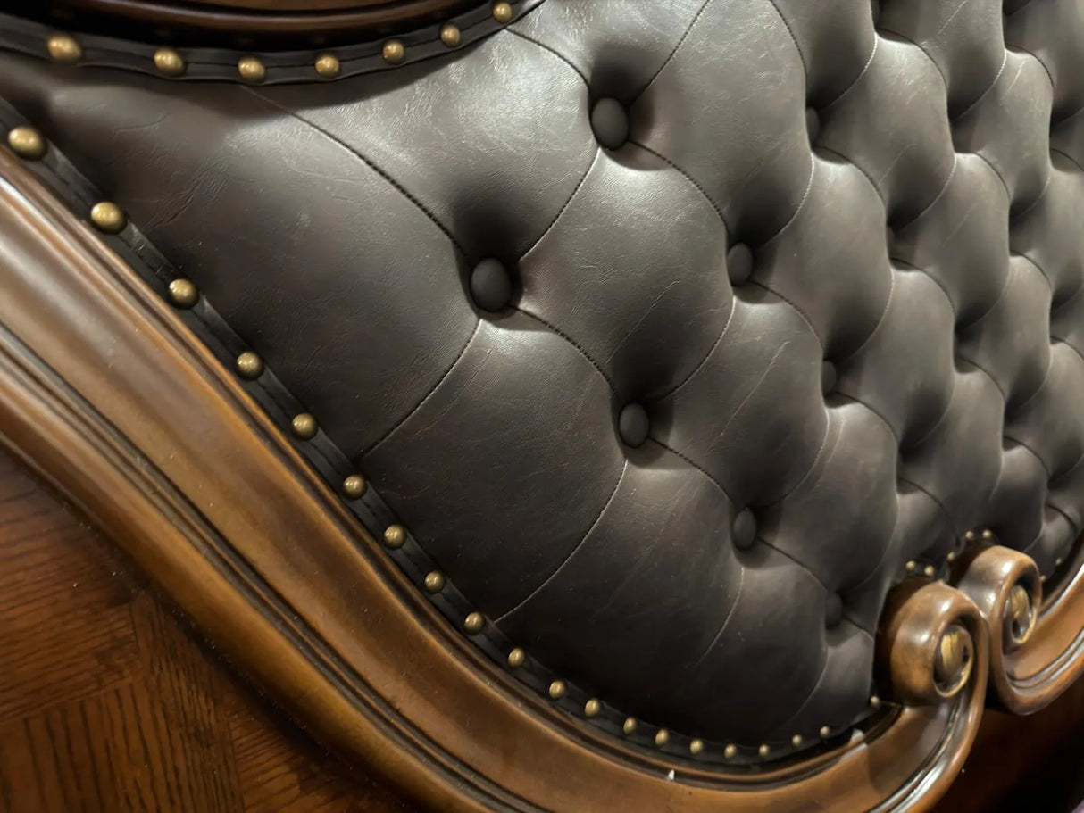 Esparanza Brown Cherry California King Bed by Furniture of America at Eve Furniture