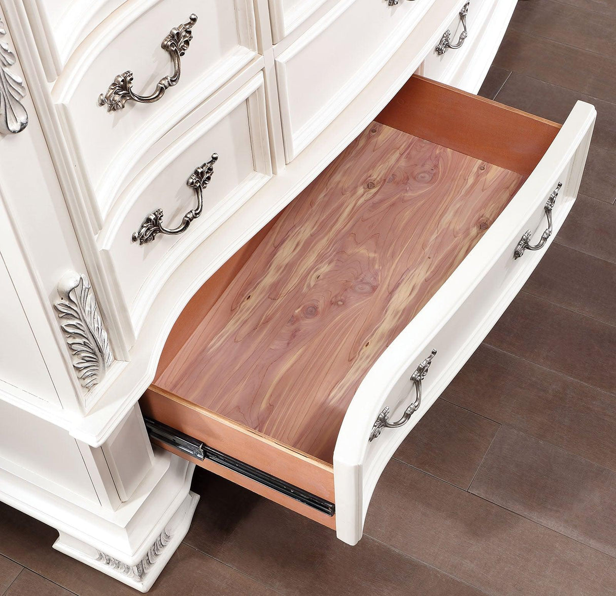 Esparanza Pearl White Dresser by Furniture of America at Eve Furniture