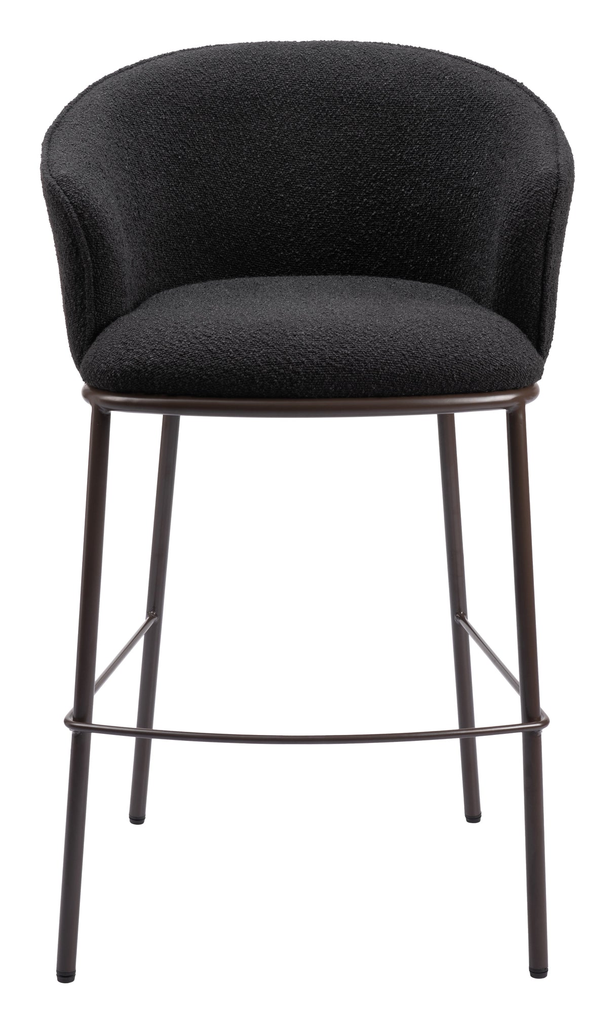 Essen Black & Bronze Barstool by Zuomod at Eve Furniture